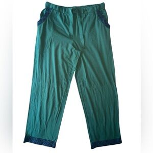 Sleep Sense Green Pajamas Pants M